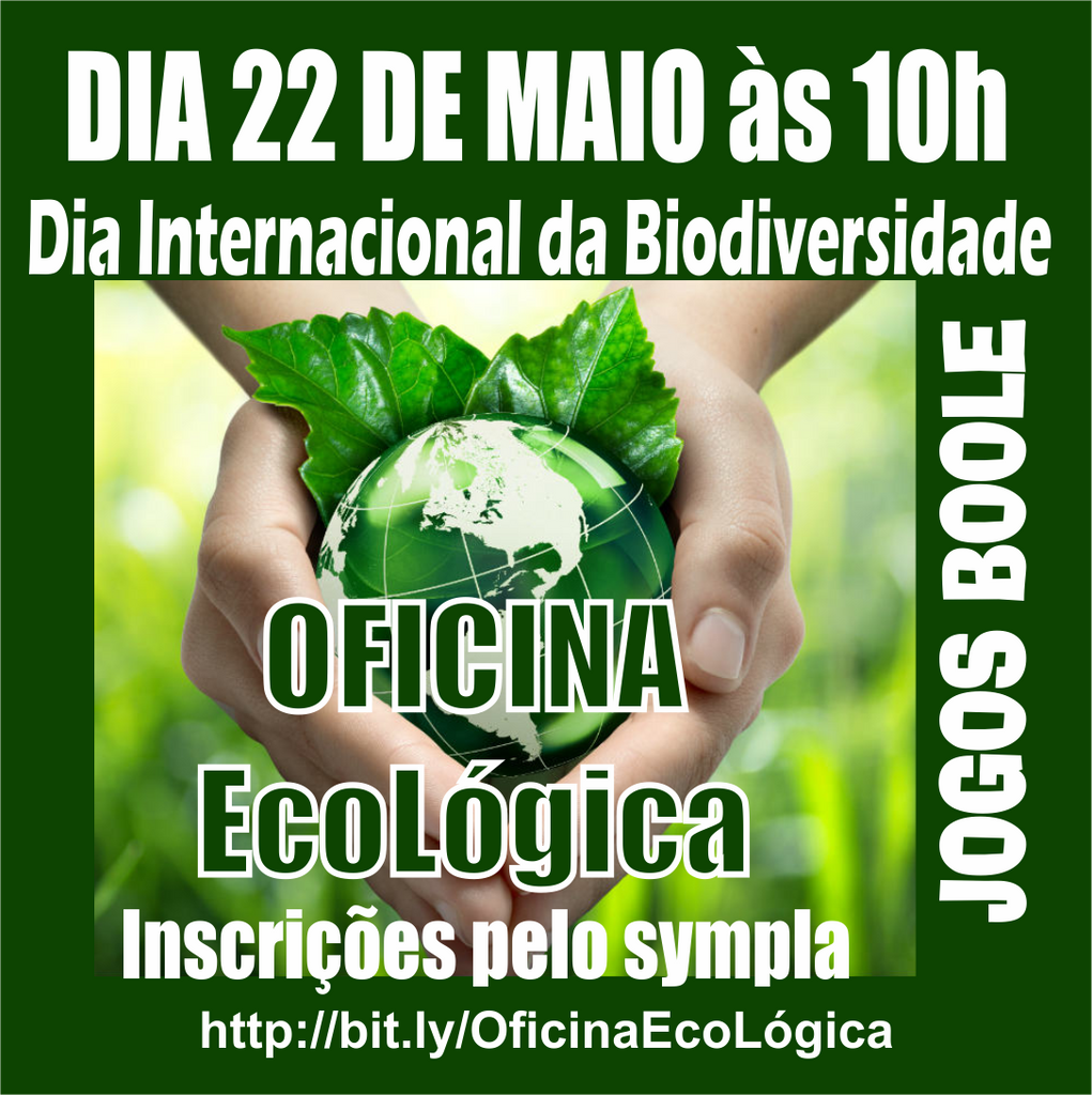 Oficina EcoLógica marca o Dia da Biodiversidade em 22/05
